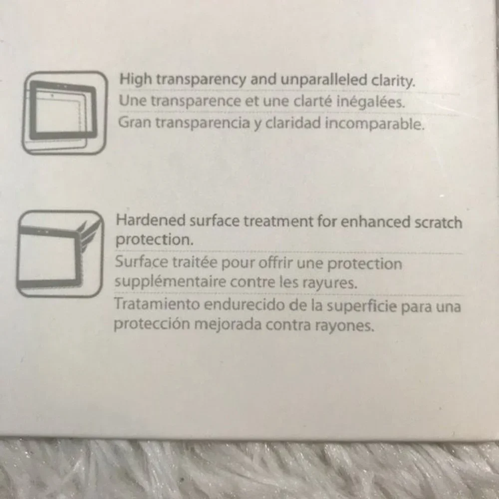 NWOT Moshi iVisor XT (HD clear) No-Bubble Screen Protector for Kindle Fire HD 7